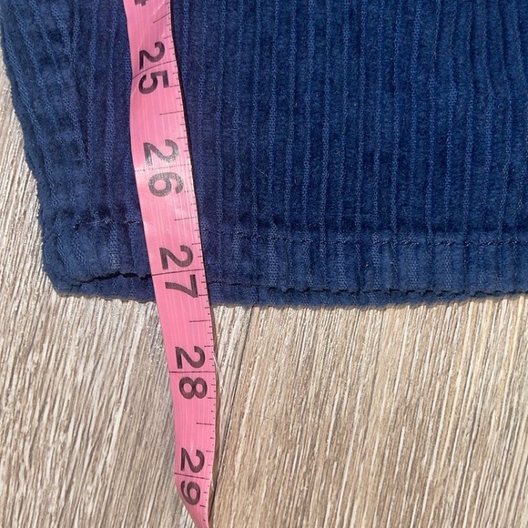 Free people High waisted corduroy trousers navy size 4 - Picture 4 of 8